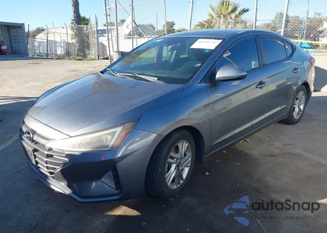 2019 Hyundai Elantra Sel из США, поврежденный, VIN KMHD84LF1KU817924